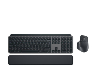 Zestaw (Mysz + Klawiatura) LOGITECH Klawiatura MX Keys S + mysz + podkładka Combo Graphite US 920-011614